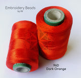 Rayon Silk Thread Drak Orange