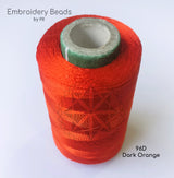 Rayon Silk Thread Drak Orange
