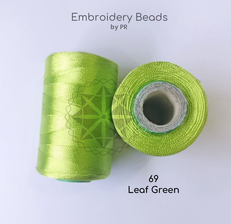 Rayon Silk Thread Leaf Green