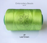 Rayon Silk Thread Leaf Green