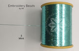 Flat Metallic Thread Mint