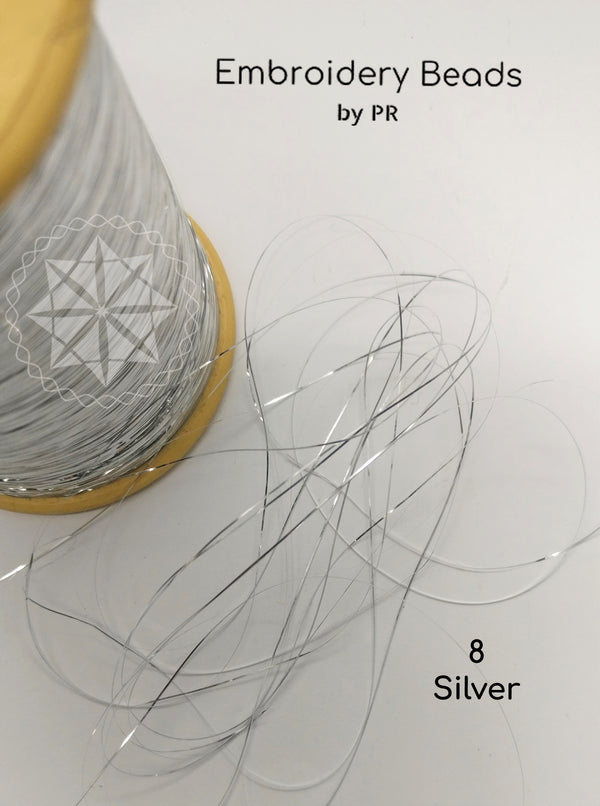 Flat Metallic Thread Silver