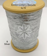 Flat Metallic Thread Silver