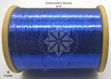 Flat Metallic Thread Voilet