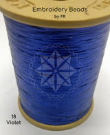 Flat Metallic Thread Voilet