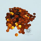 Round Sequins Orange 6mm