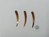 Sword Shape Sequins Brown