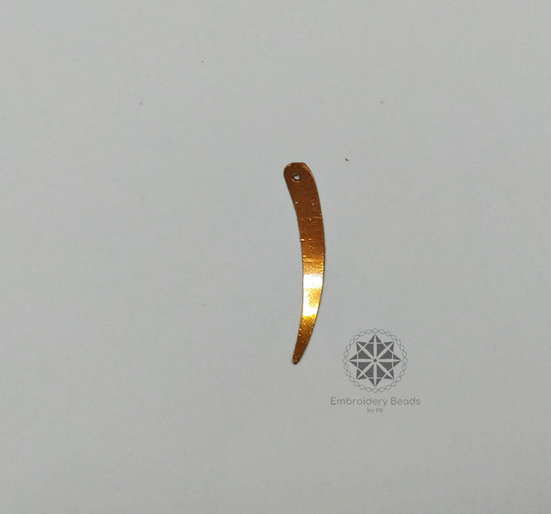 Sword Shape Sequins Brown