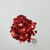 Round Sequins Maroon 3mm