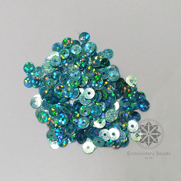 Round Sequins Light Blue 3mm