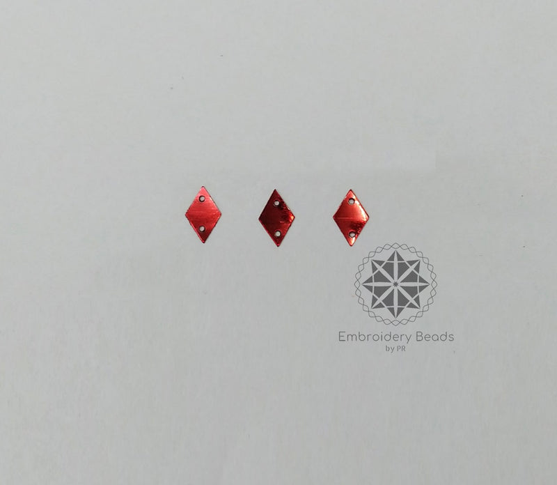Diamond Shape Sequins Maroon