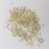 Bugle beads Golden 15mm