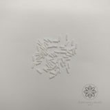 Bugle beads White 10mm