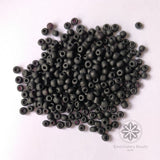 Seed Beads / Poat Black Matt 2mm