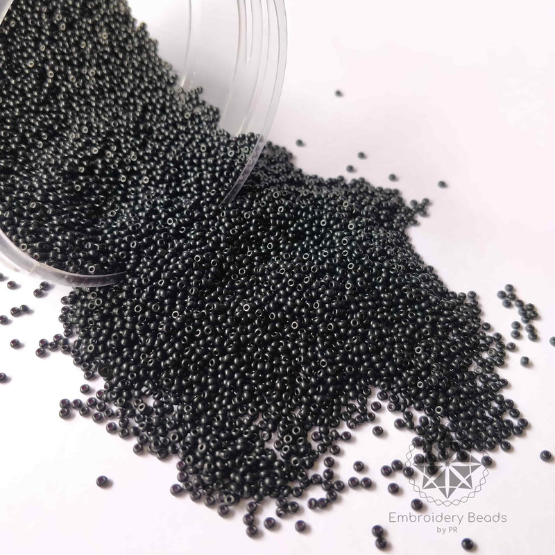 Seed Beads / Poat Black 0.15mm