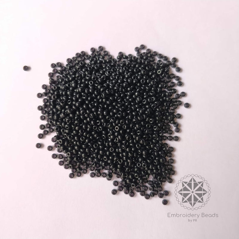 Seed Beads / Poat Black 0.15mm