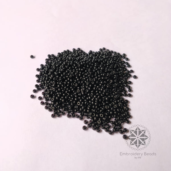 Seed Beads / Poat Black 0.15mm