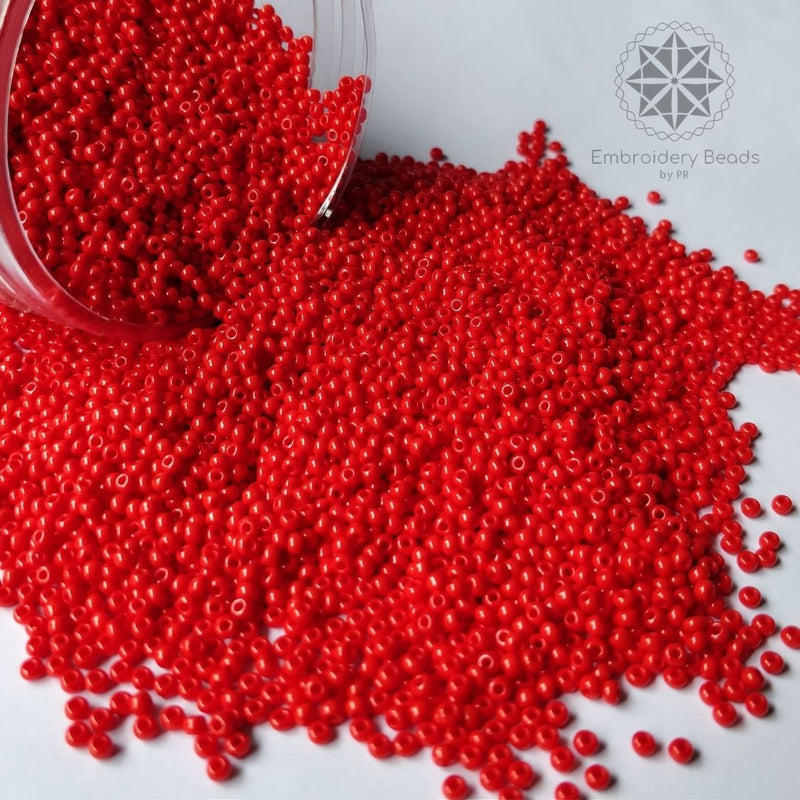 Seed Beads / Poat Red 0.11mm