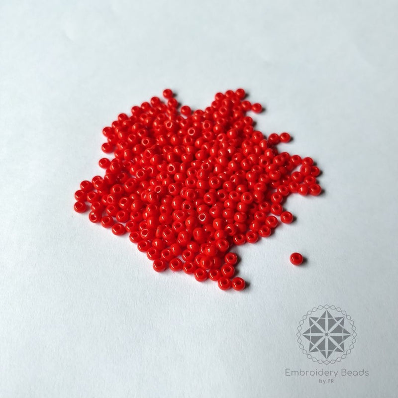 Seed Beads / Poat Red 0.11mm
