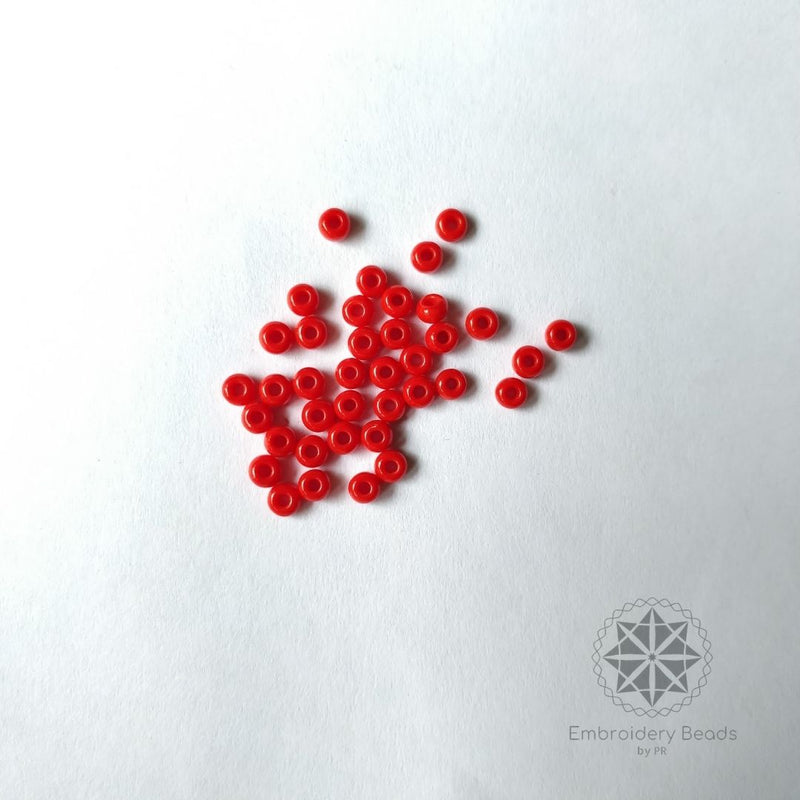 Seed Beads / Poat Red 0.11mm