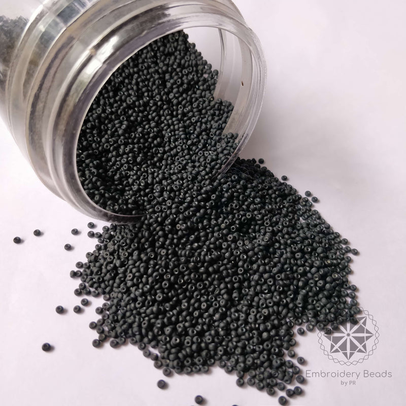 Seed Beads / Poat Black Matte 0.15mm
