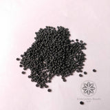 Seed Beads / Poat Black Matte 0.15mm
