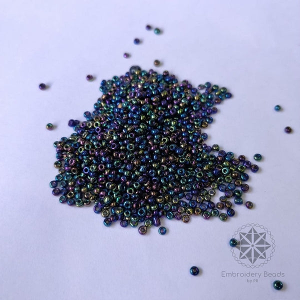 Seed Beads / Poat Black Rainbow 0.11mm