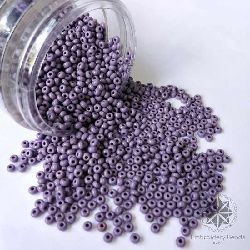 Seed Beads / Poat Purple 3mm