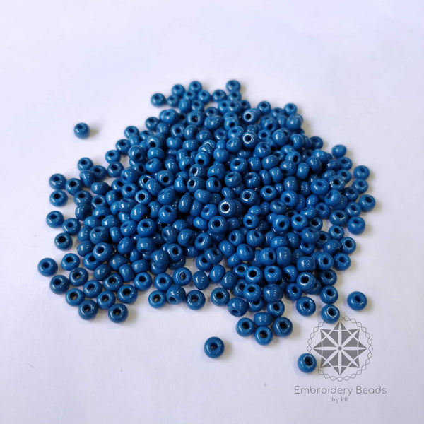 Seed Beads / Poat Denim Blue 3mm