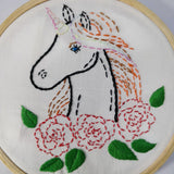 DIY Embroidery kits Unicorn Face