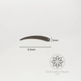 Sword Shape Sequins Dark Brown