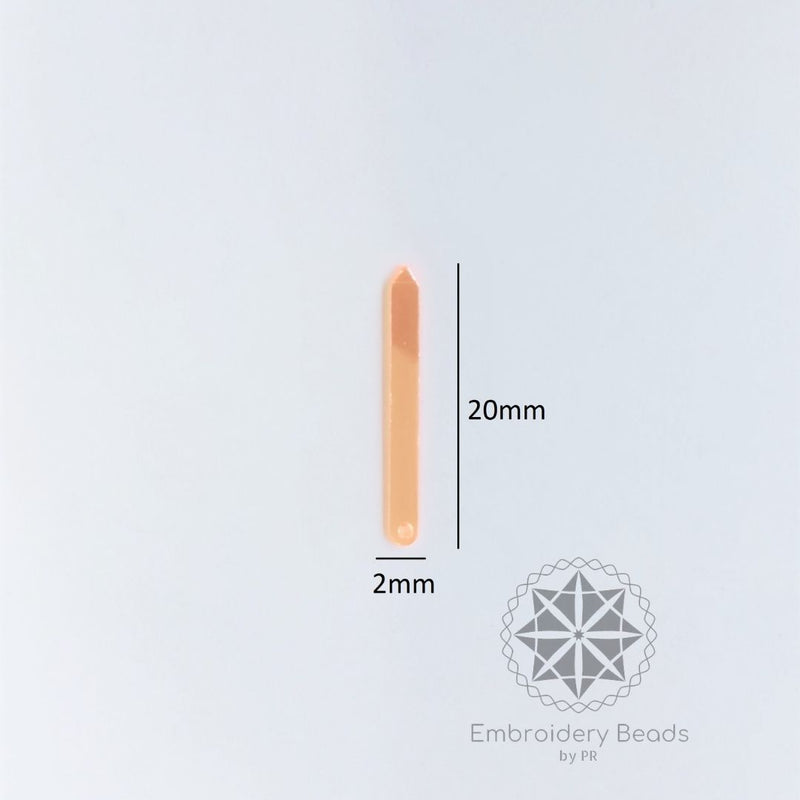 Pointed Arrow Sequins Neon Orange