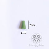Cone Beads Matt Green