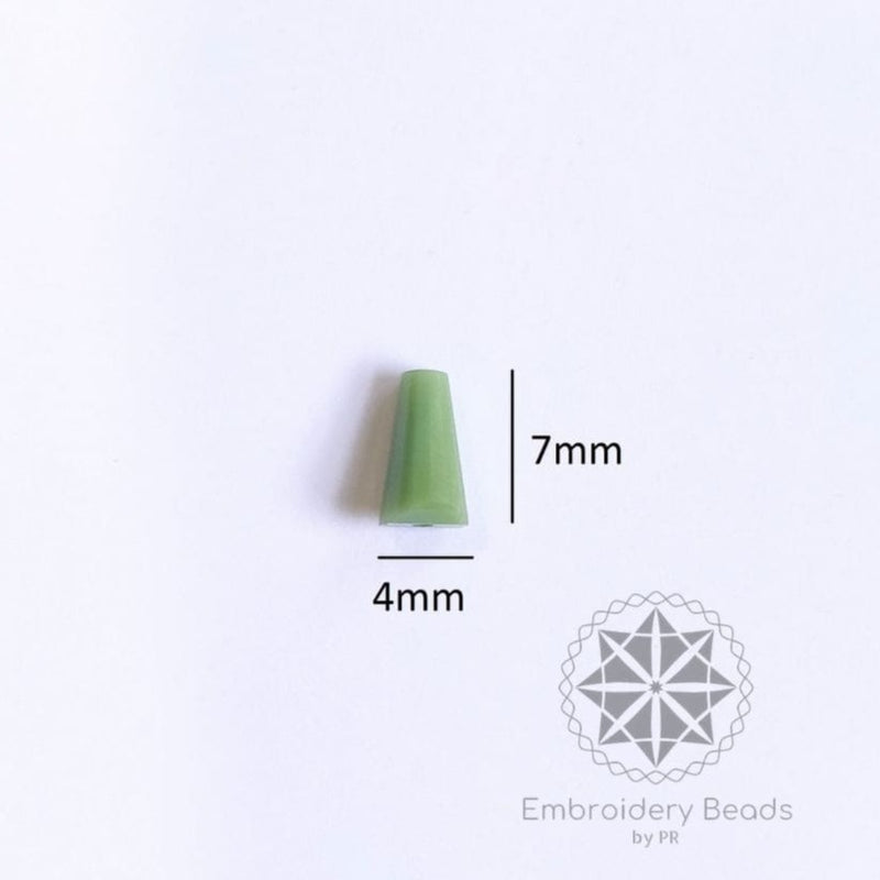 Cone Beads Matt Green