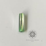 Bugle Beads Green  10mm