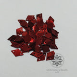 Diamond Shape Sequins Maroon