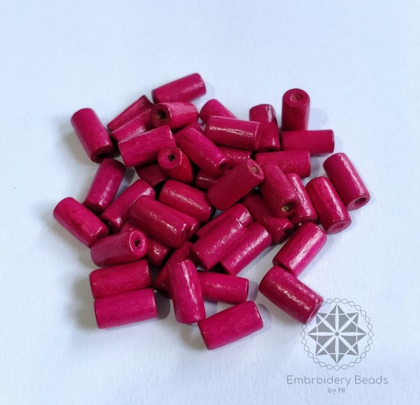 Cylindrical Beads Pink
